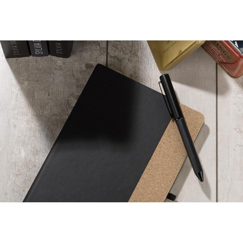 Set agendă cu pix ZENIX Negru