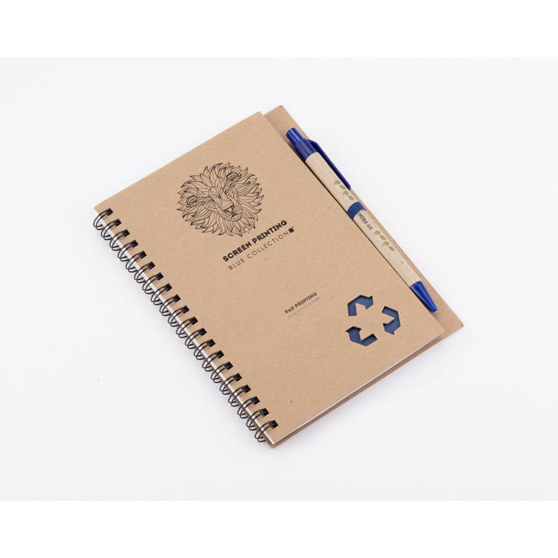 Notebook with pen SERENO Albastru