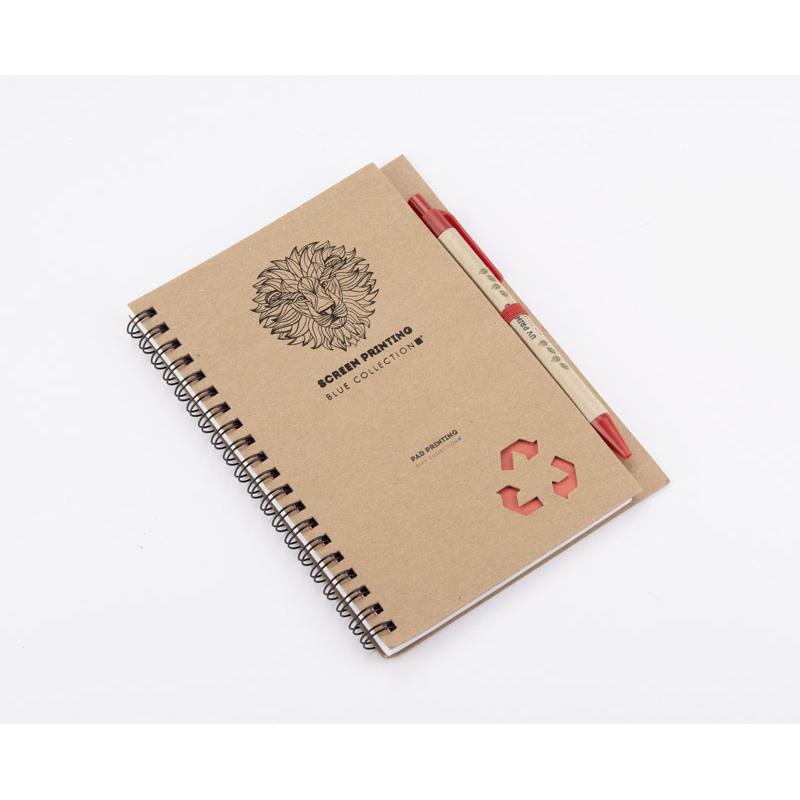 Agendă cu pix SERENO Roșu