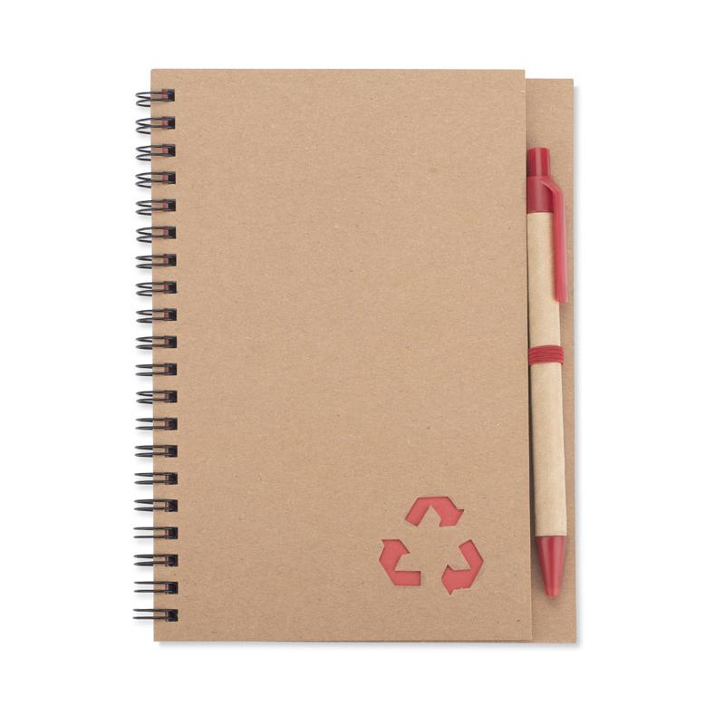 Agendă cu pix SERENO Roșu