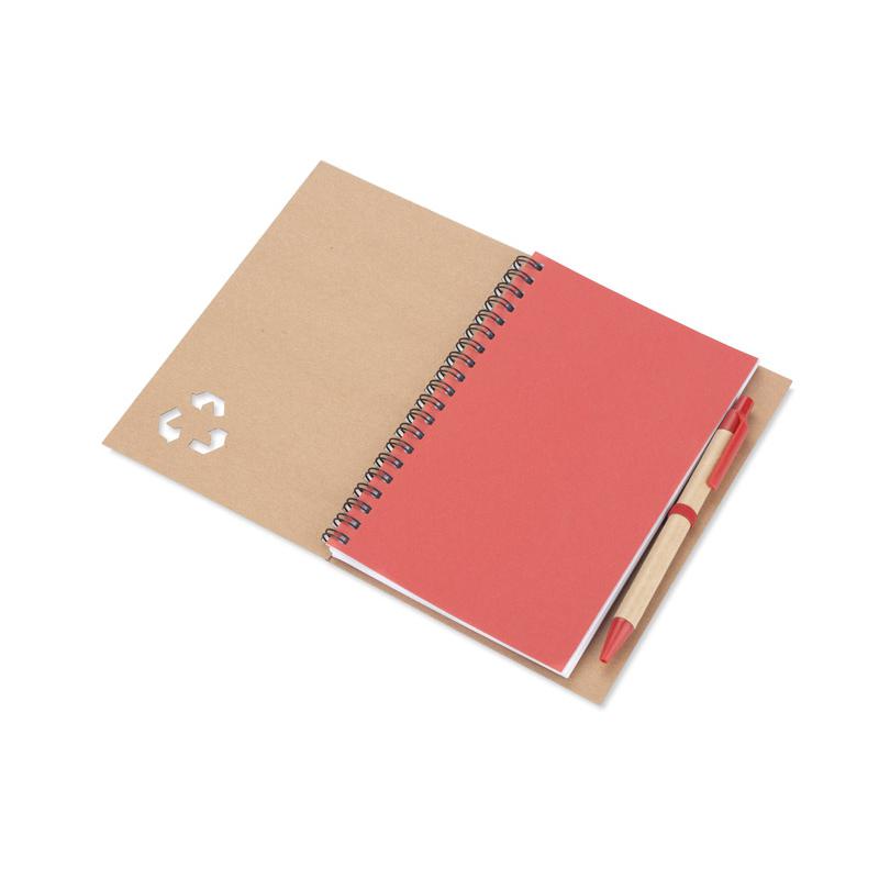 Agendă cu pix SERENO Roșu