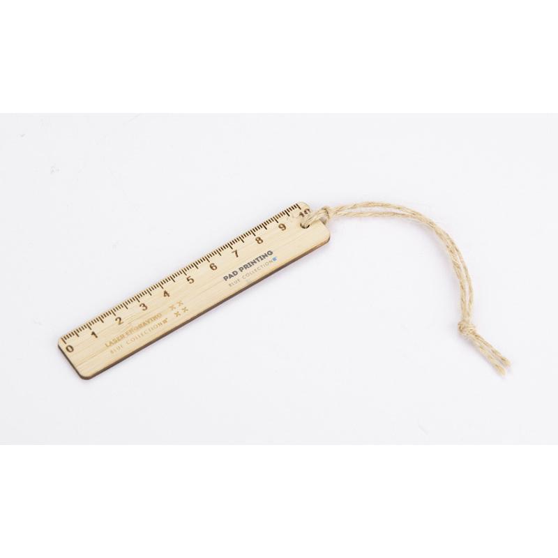 Riglă de 10 cm cu sfoară LINIFY Natural