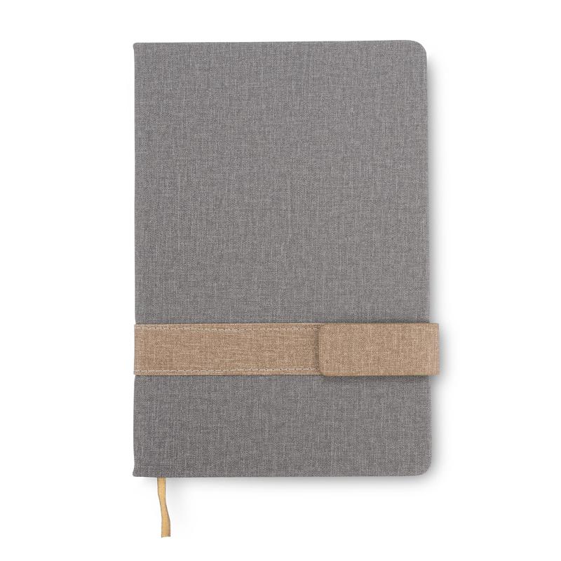 Notes cu închizătoare A5 ELITE Gri