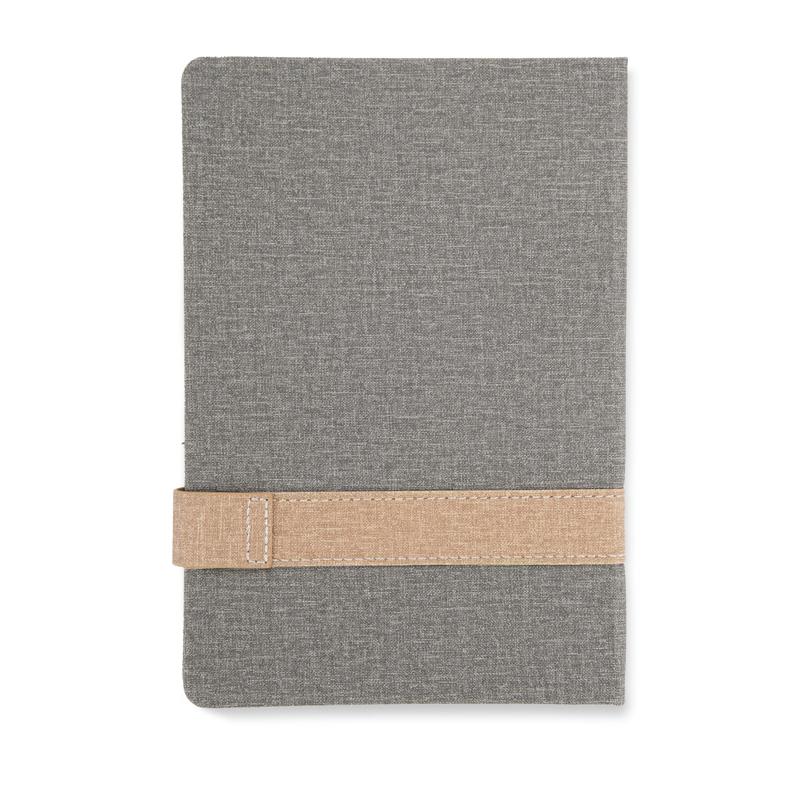 Notes cu închizătoare A5 ELITE Gri