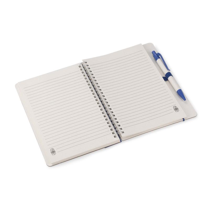 Agendă cu riglă și pix REGALI Bleumarin