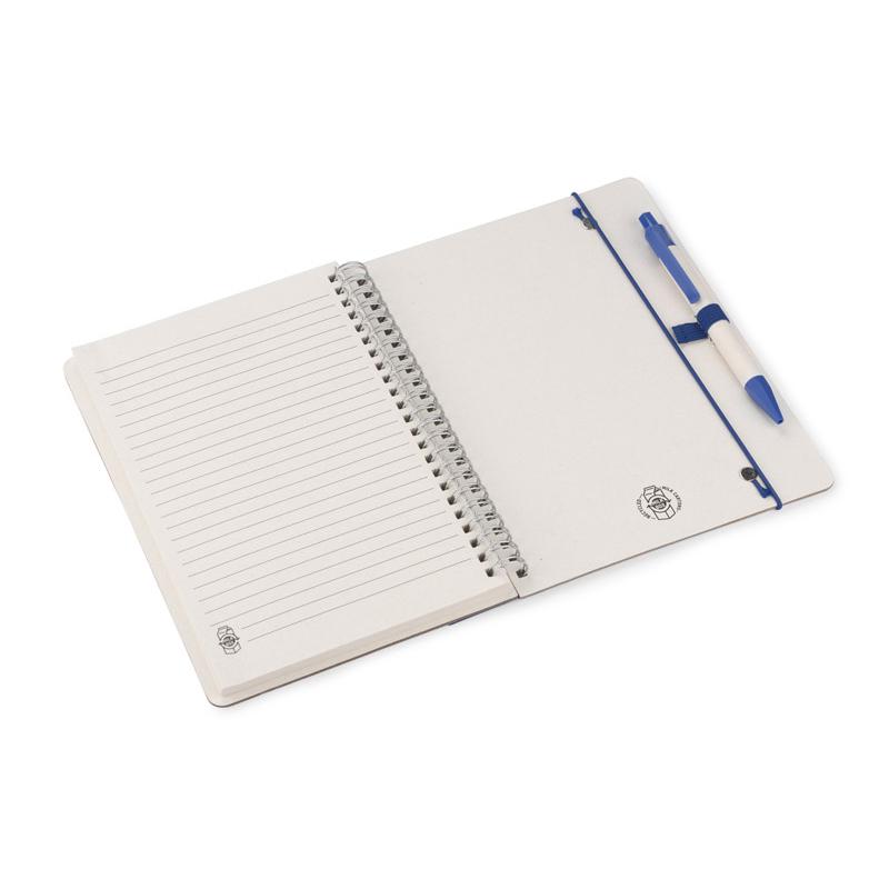 Agendă cu riglă și pix REGALI Bleumarin