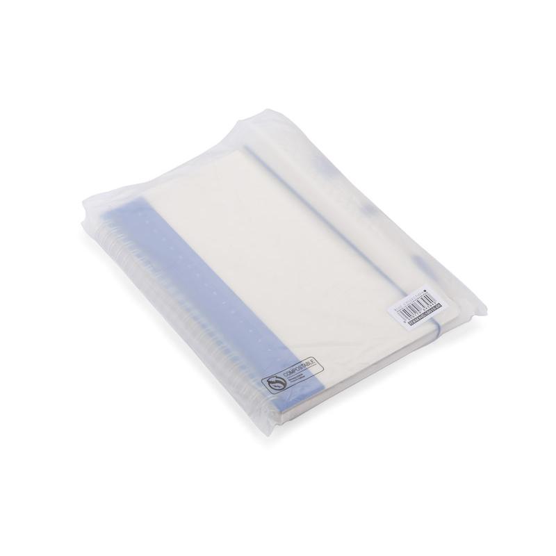 Agendă cu riglă și pix REGALI Bleumarin