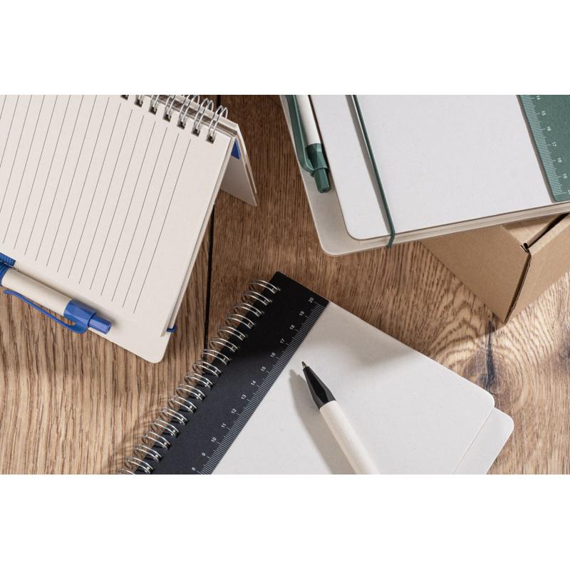 Agendă cu riglă și pix REGALI Verde