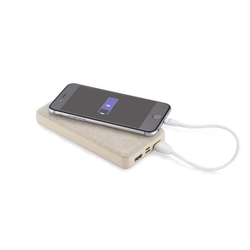 Power bank rPET REPPO 1000 mAh Natural