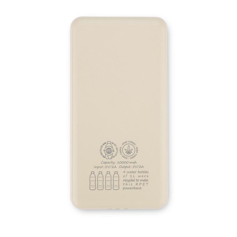 Power bank rPET REPPO 1000 mAh Natural