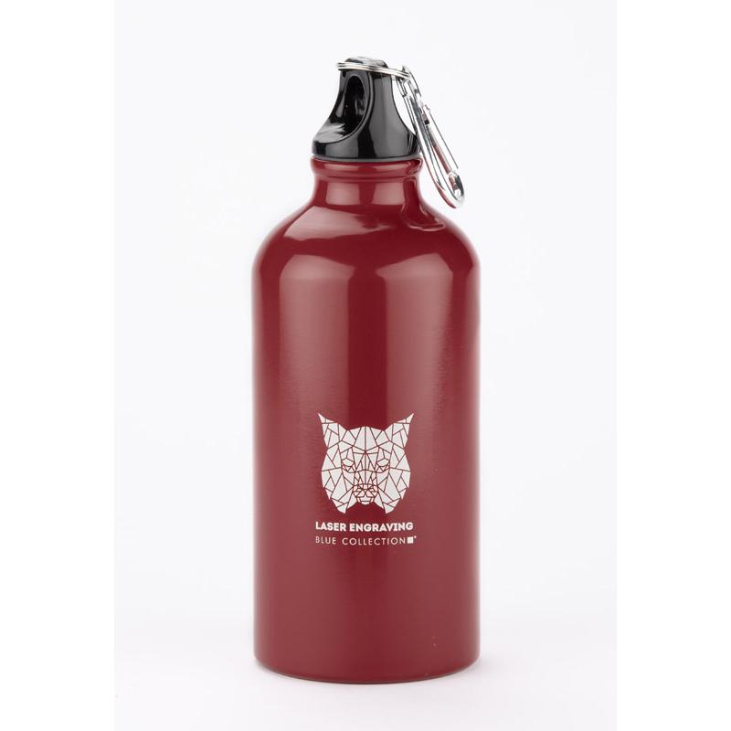 Sticlă din aluminiu TREKO 500 ml Roșu