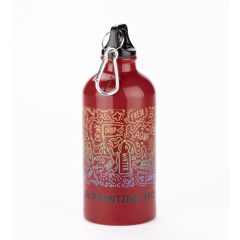 Sticlă din aluminiu TREKO 500 ml Roșu