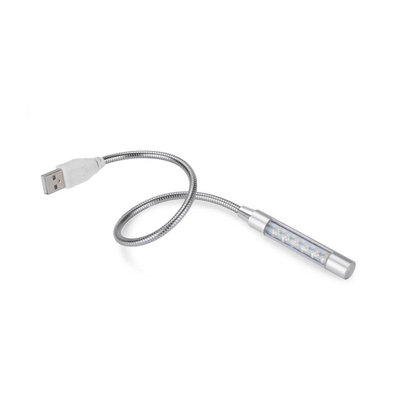 Lanternă USB PROBE Argintiu