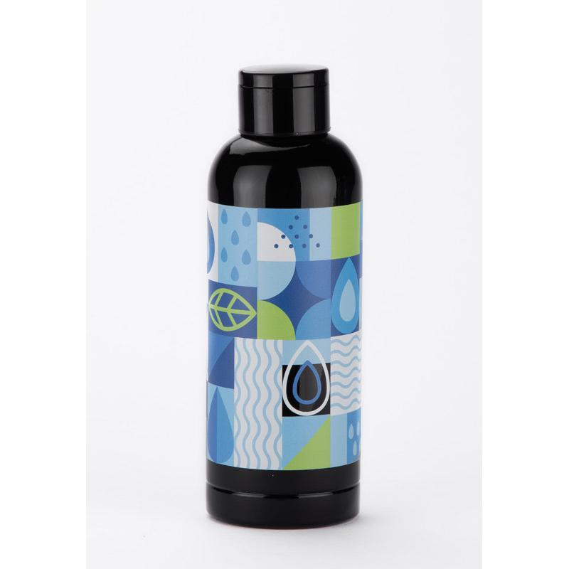 Termos cu termometru CELIKA 500 ml Negru