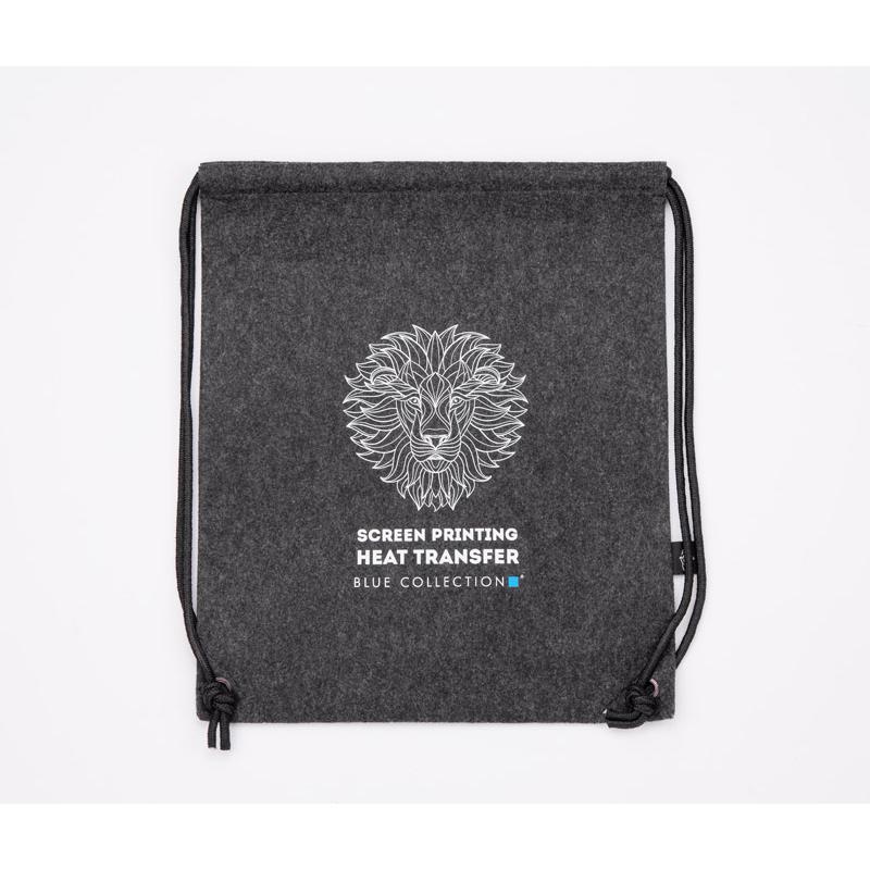 Rucsac din pâslă rPET DENGY Gri carbon