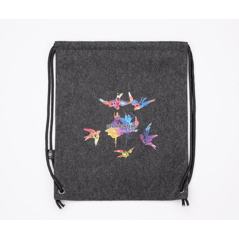 Rucsac din pâslă rPET DENGY Gri carbon