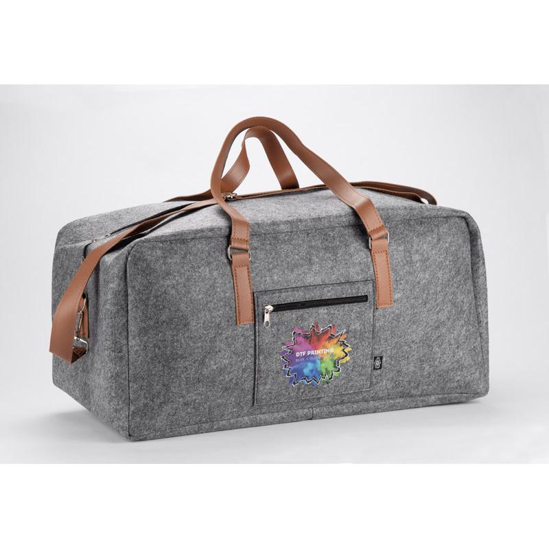 Geanță din pâslă rPET FELT2GO Gri