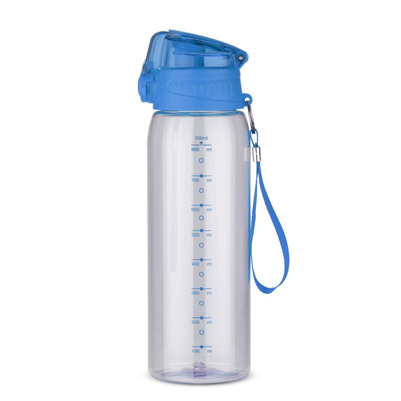 Water bottle with measuring cup KOLTER 900 ml Albastru