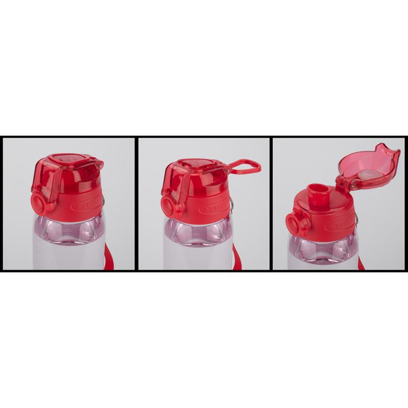 Water bottle with measuring cup KOLTER 900 ml Roșu