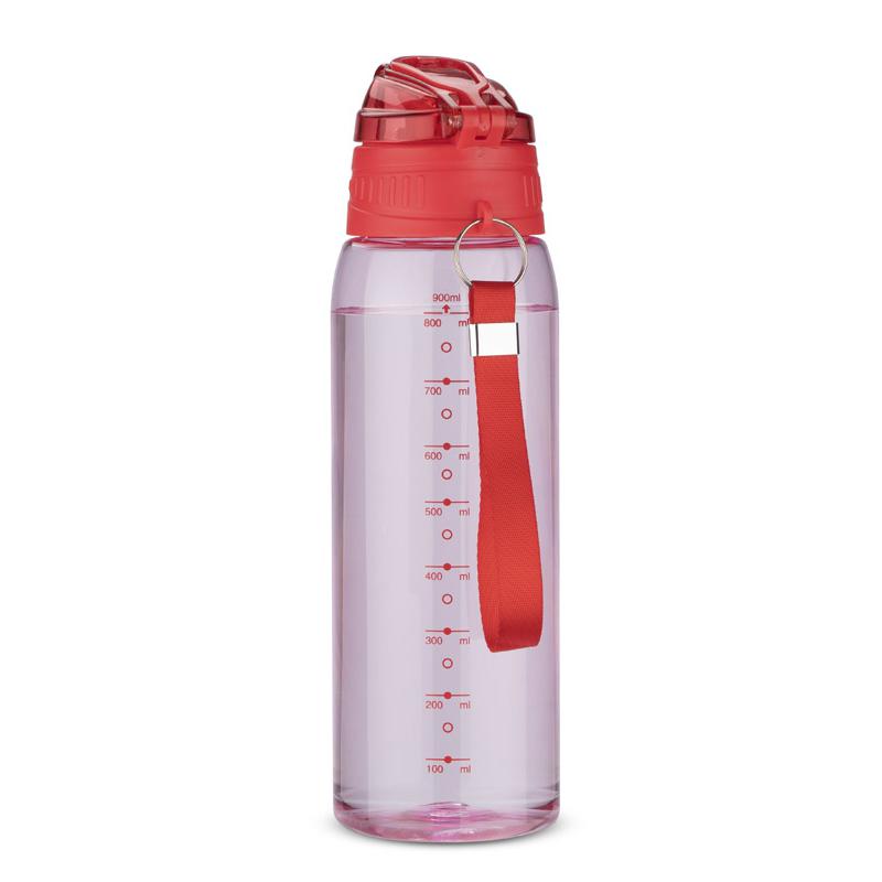 Sticlă cu scală de măsurare KOLTE 900 ml Roșu