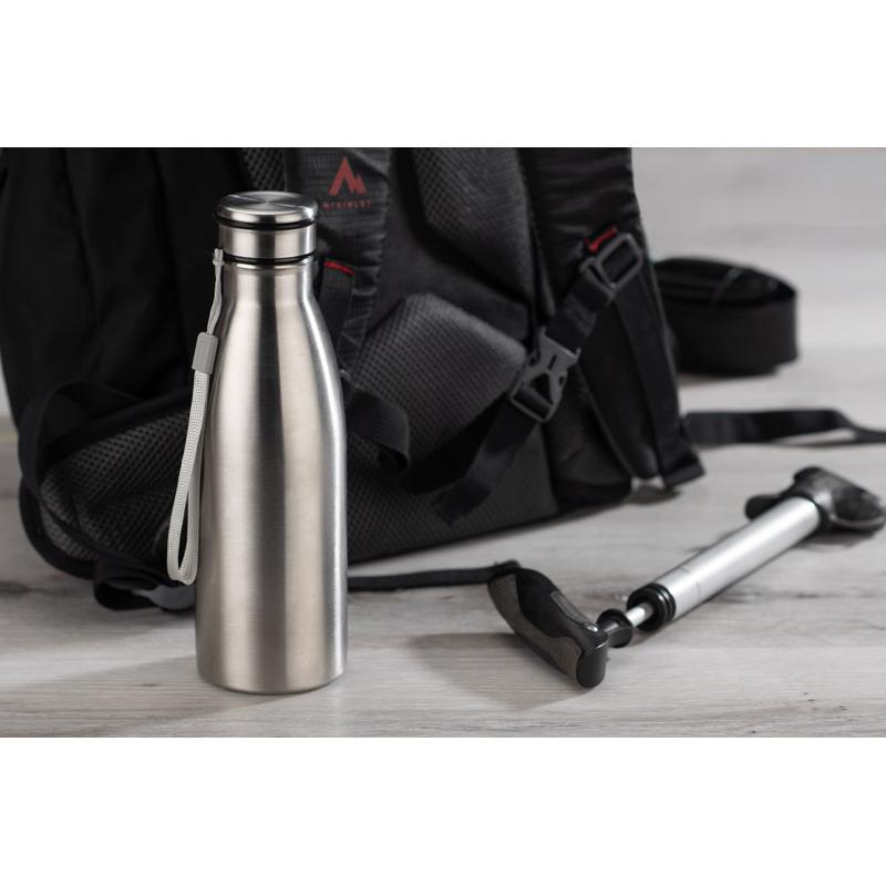 Sticlă din oțel inoxidabil KONRA 600 ml Argintiu