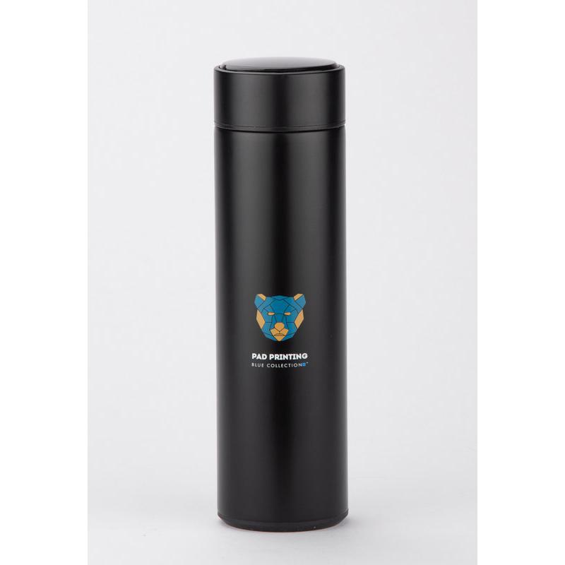 Termos cu termometru LEDIKT 500 ml Negru