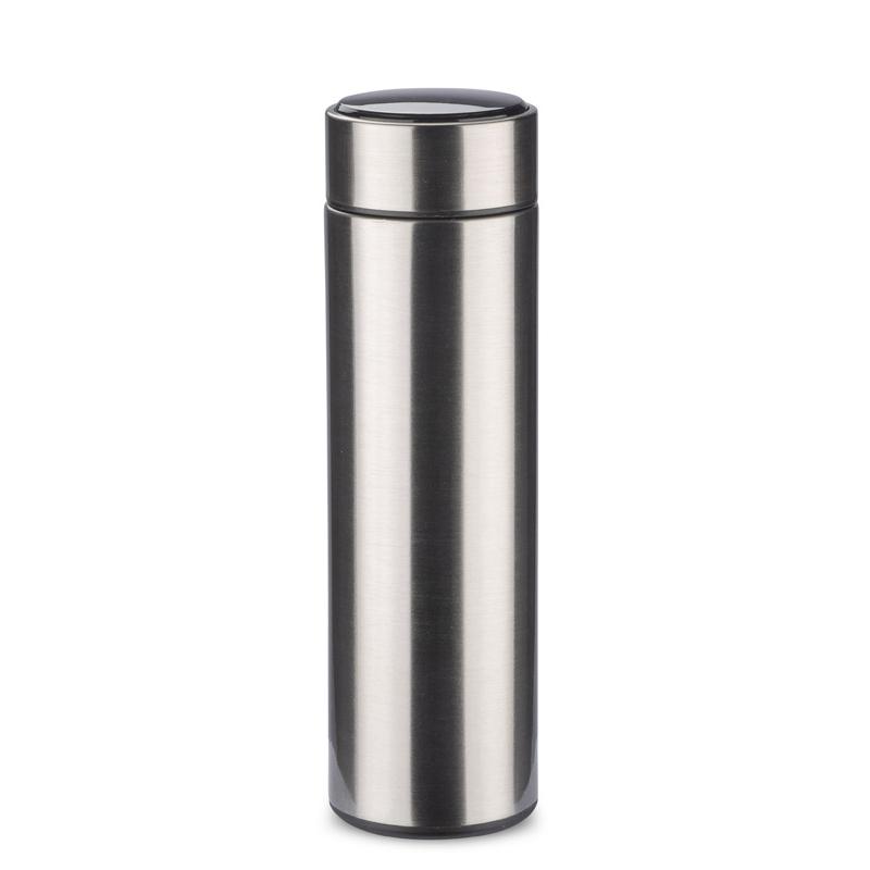 Termos cu termometru LEDIKT 500 ml Argintiu