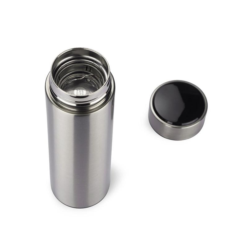 Termos cu termometru LEDIKT 500 ml Argintiu