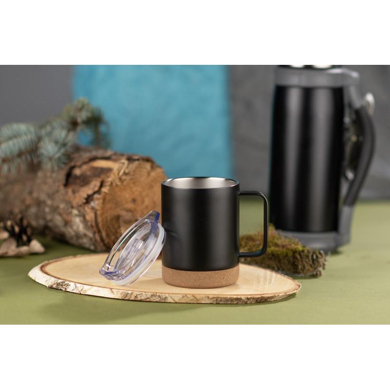 Cană termos VICAM 350 ml Negru