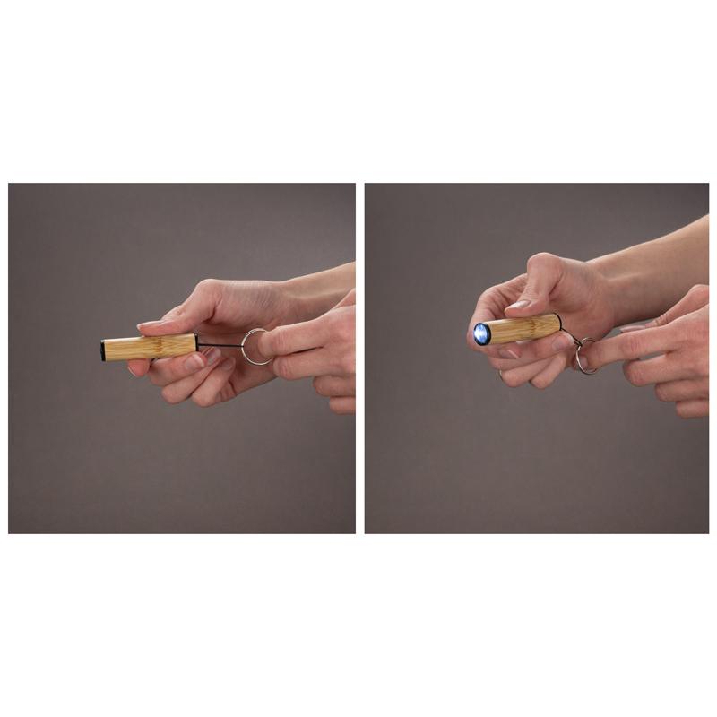 Breloc cu lanternă DULO Natural