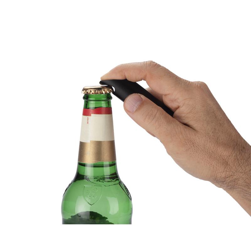 Breloc cu lanternă și desfăcător LATARO Negru