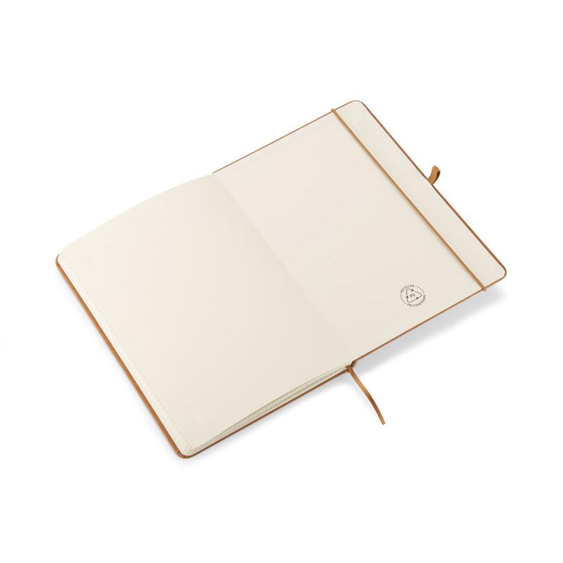 Agendă din PU reciclat GLITZO A5 Maro