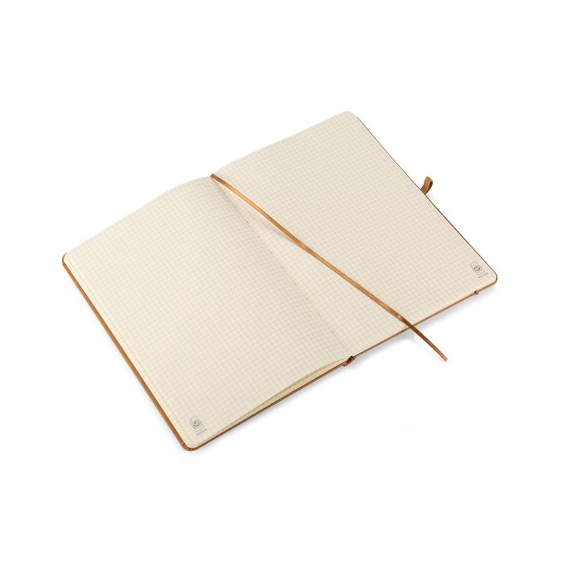 Agendă din PU reciclat GLITZO A5 Maro