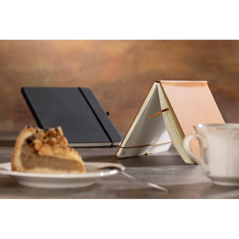 Agendă din PU reciclat GLITZO A5 Maro