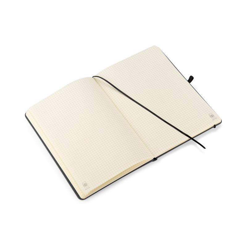 Agendă din PU reciclat GLITZO A5 Negru