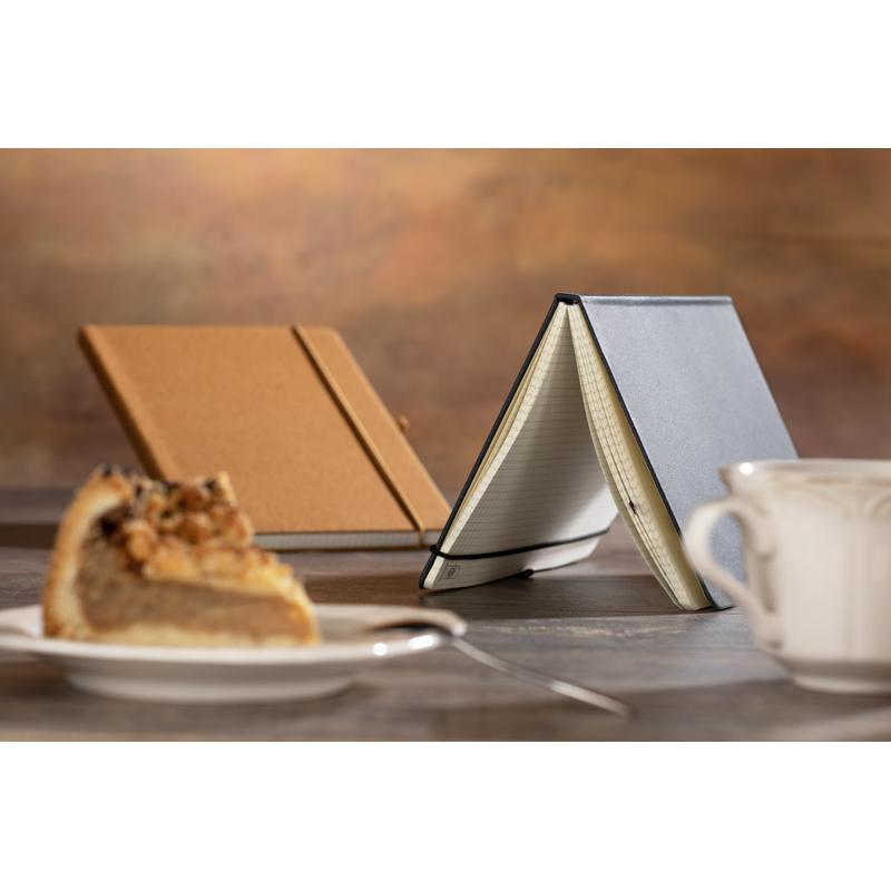 Agendă din PU reciclat GLITZO A5 Negru