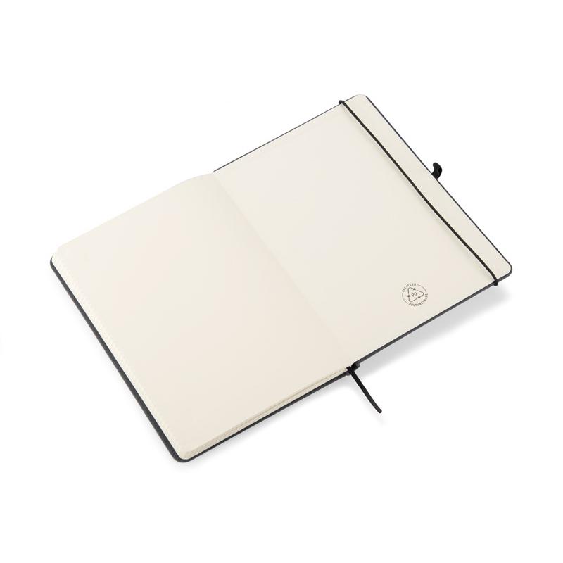 Agendă din PU reciclat GLITZO A5 Negru