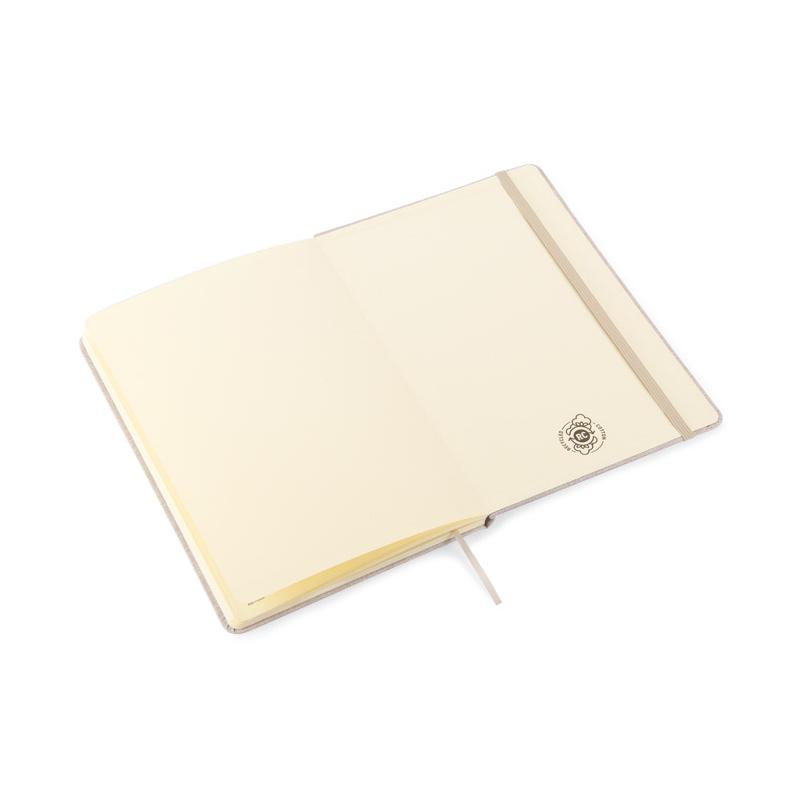 Agendă din bumbac reciclat BIVELLO A5 Natural