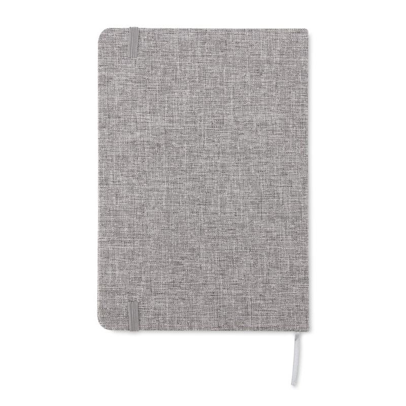 Agendă din bumbac reciclat BIVELLO A5 Gri