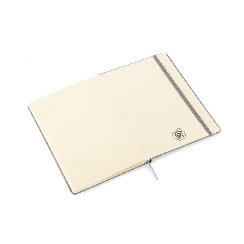 Agendă din bumbac reciclat BIVELLO A5 Gri