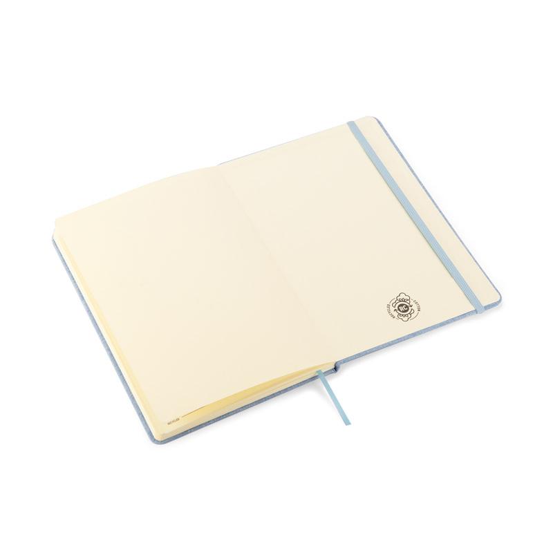 Agendă din bumbac reciclat BIVELLO A5 Albastru deschis