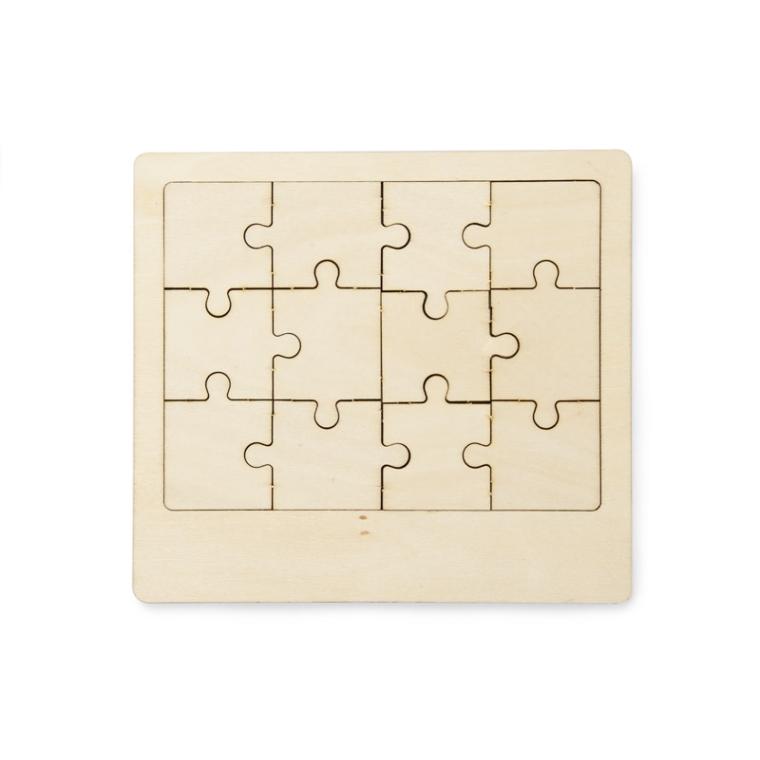 Puzzle din lemn WOODSY Natural