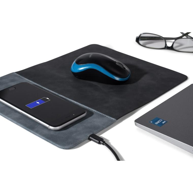 Mousepad cu încărcare wireless ENERGO 15W Bleumarin