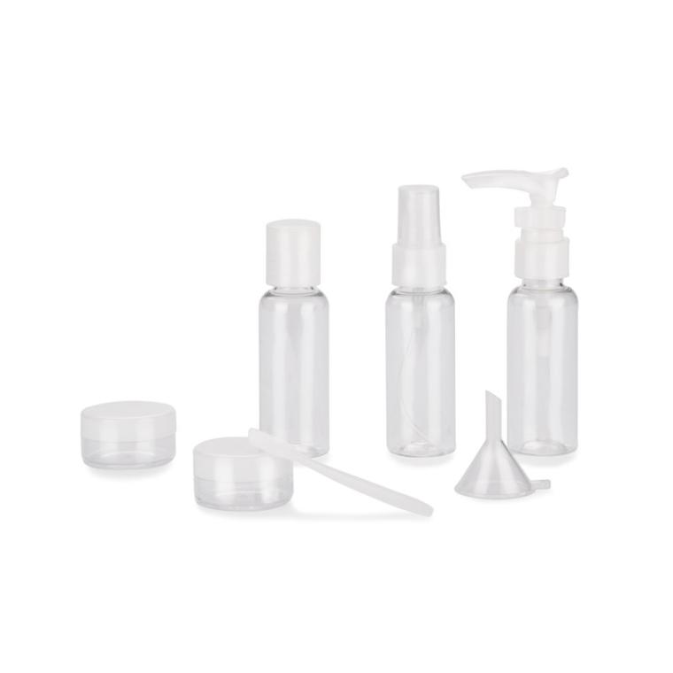 Set sticle de voiaj AIRO Alb