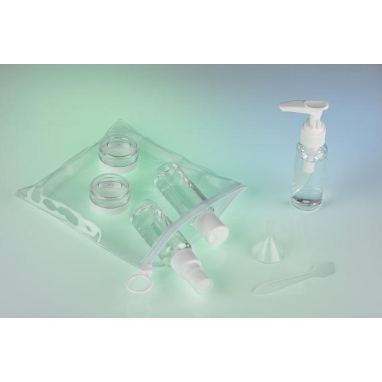 Set sticle de voiaj AIRO Alb