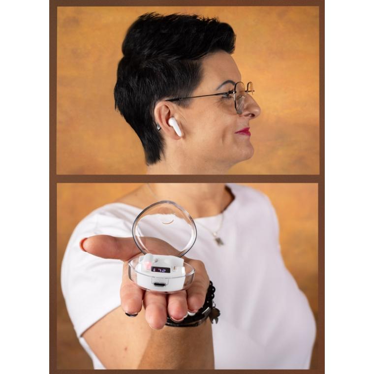 Căști wireless WIDO Alb