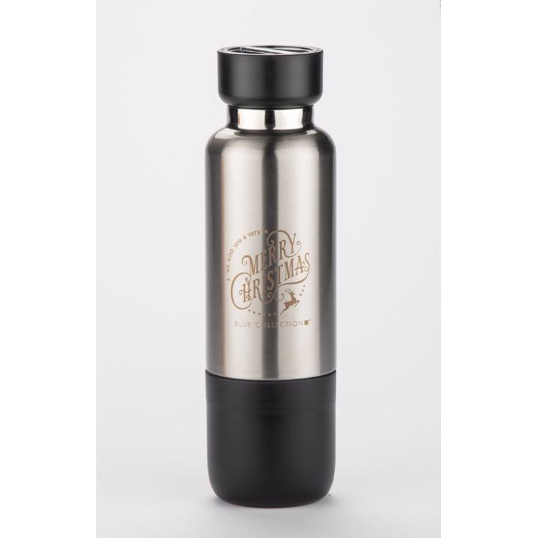 Sticlă termică cu curea RON 500 ml Negru