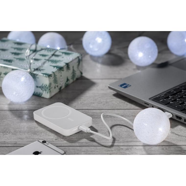 Powerbank PRESTI 5000 mAh 18W Alb