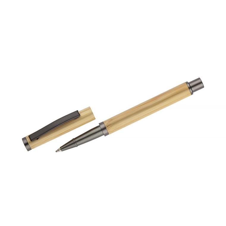 Stilou din bambus DENI Gri carbon