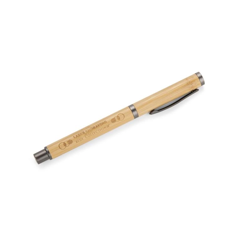 Stilou din bambus DENI Gri carbon